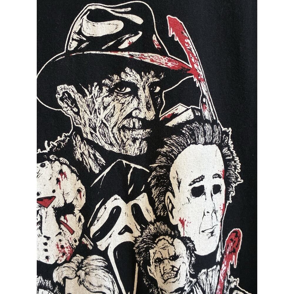 Fatal Reunion freedie scream halloween jason Graphic T-Shirt RARE GillesBone XL - Picture 3 of 13